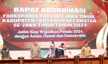 Rakor-Forkopimda,-Kapolda-Jatim-Sampaikan-Kesiapan-Pengamanan-Pemilu-2024
