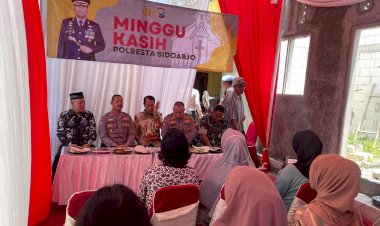 Minggu-Kasih-Polresta-Sidoarjo,-Ngobrol-Kamtibmas-dan-Saling-Peduli