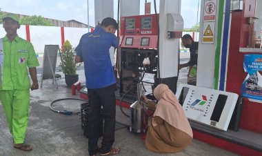 Polresta-Sidoarjo-Cek-SPBU,-Antisipasi-Penyelewengan-BBM-di-Masa-Lebaran