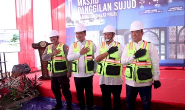 Sespim-Lemdiklat-Polri-Letakan-Batu-Pertama-Bangun-Masjid,-Didesain-Ridwan-Kamil