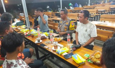 Jaga-Kerukunan,-Kapolsek-Krian-Silaturahmi-dengan-Forum-Pemuda-Lintas-Iman