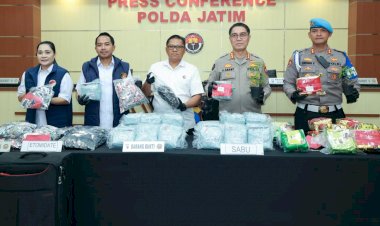 Polda-Jatim-Ungkap-1.870-Kasus-Narkoba,-2.382-Tersangka-Diamankan