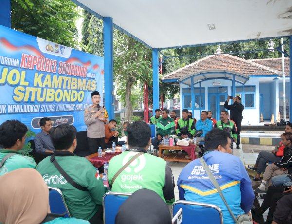 Polres Situbondo Gandeng Ojol Perkuat Pengawasan di Lokasi Rawan Kriminalitas