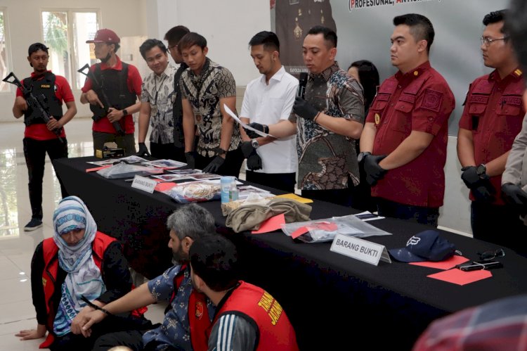 Polrestabes Surabaya Ungkap Pencuri Jaringan International Asal Pakistan, Empat Tersangka Diamankan