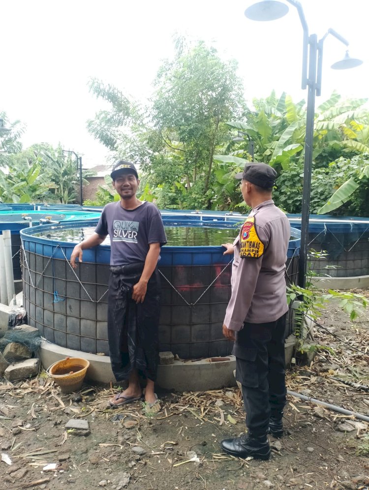 POLRESTA SIDOARJO | Kapolsek Sedati Masifkan Peran Bhabinkamtibmas untuk Dukung Pengelolaan Pekarangan Pangan Bergizi