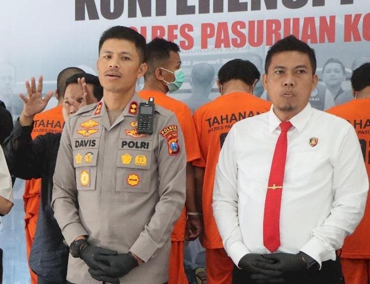 Polres Pasuruan Kota Komitmen Berantas Premanisme Jaga Iklim Investasi, Berkas Kasus Tiga Preman Dilimpahkan ke Kejaksaan