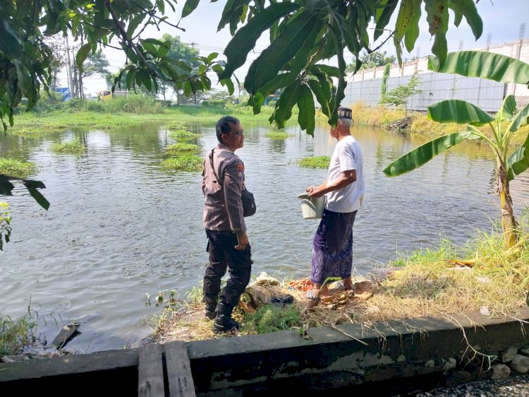 Pemanfaatan Lahan untuk Ketahanan Pangan Polresta Sidoarjo di Sidokare