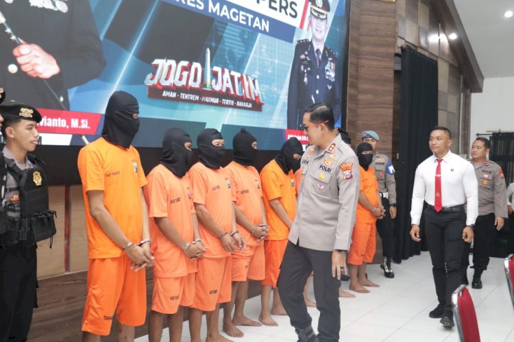 Selamatkan Generasi Muda, Polres Magetan Amankan 11 Tersangka Narkoba dalam Operasi Tumpas Semeru 2025