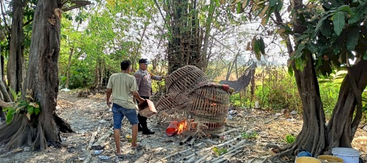 Polsek Sukodono Tindak Lanjuti Dumas Sabung Ayam di Desa Bangsri