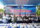 Polda-Riau-Musnahkan-100,55-Kg-Narkotika,-467-Ribu-Jiwa-Diperkirakan-Terselamatkan