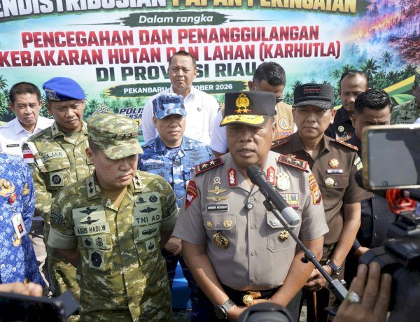 Karhutla Mereda, Polda Riau Siapkan 260 Plang Cegah Kebakaran Berulang