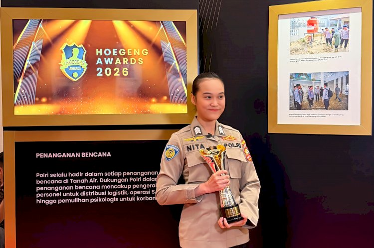Brigadir Renita Rismayanti Raih Hoegeng Awards 2026 Kategori Polisi Inovatif Berkat Inovasi Digitalisasi Data Kriminal Misi PBB